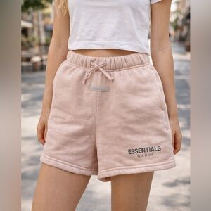 Essentials Soft Pink Casual Shorts